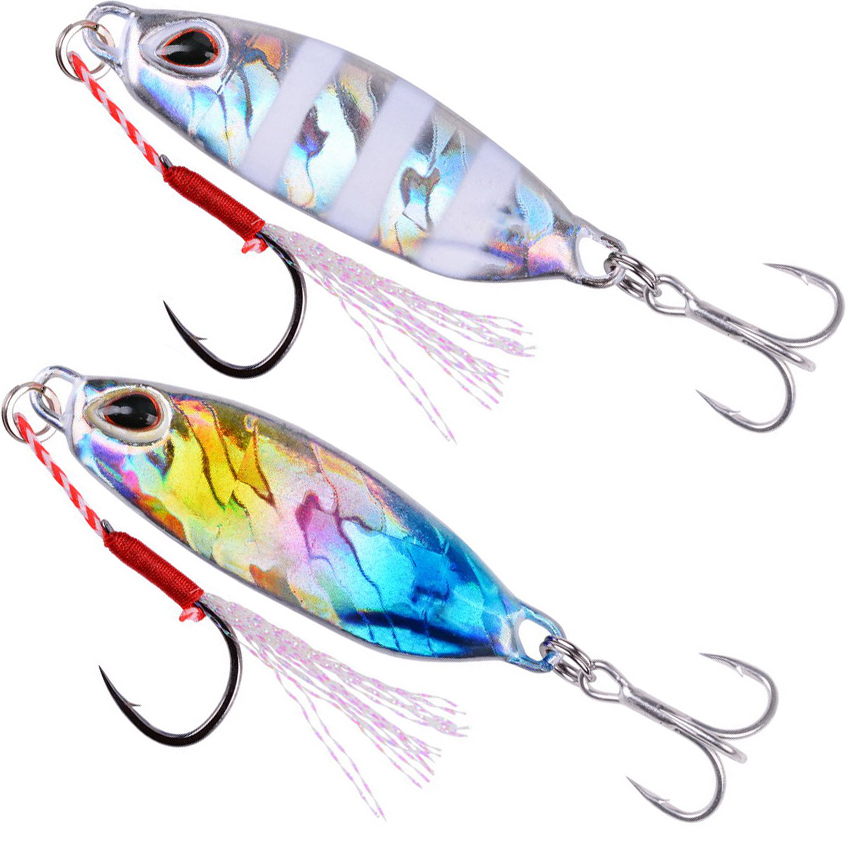 Fishing Lure Spinnerbait - スプーンタイプのジギングルアー,バスやマグロの釣りに最適な日本の餌,10/15/20/30/40g