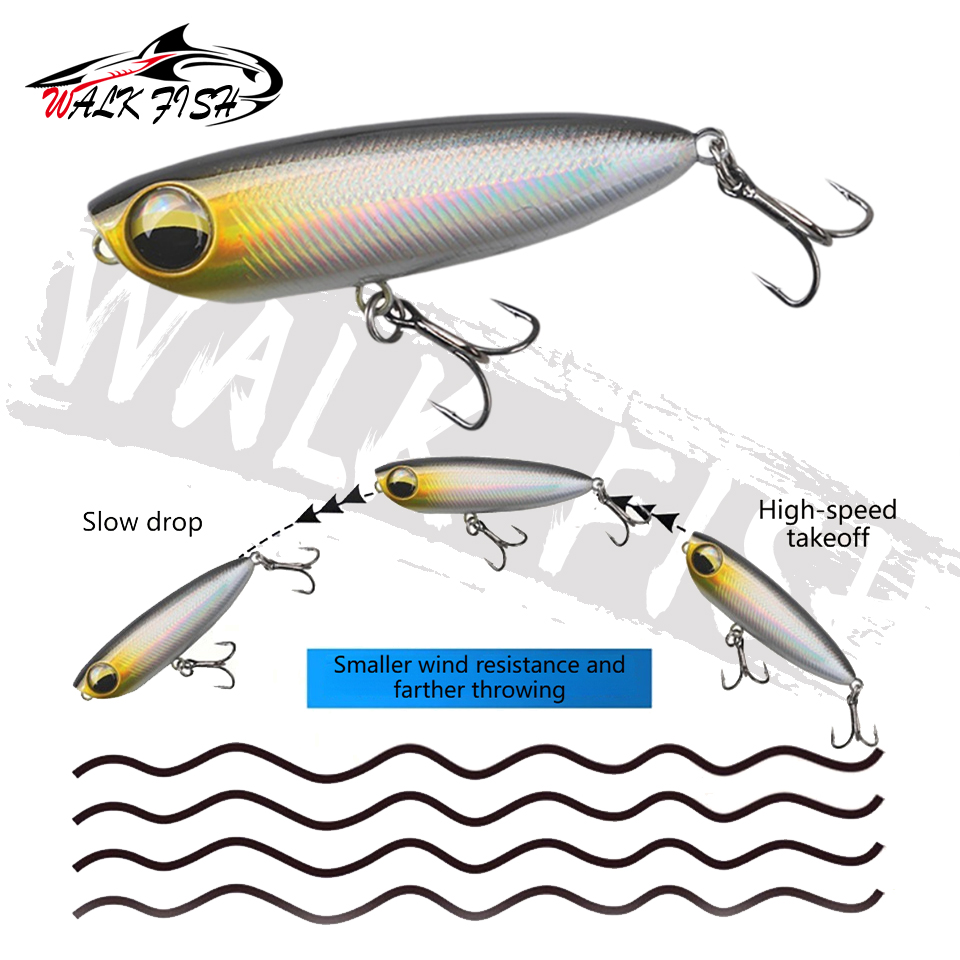 ウォークフィッシュ 1個 6cm 5.6g トップウォーター - Fishing Lure Popper のレビューと価格