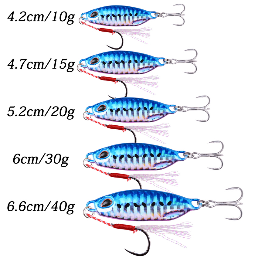 スプーンタイプのジギングルアー,バスやマグロの釣りに最適な日 - Fishing Lure Spinnerbait のレビューと価格